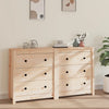 Sideboard 140X35X80 Cm Solid Wood Pine