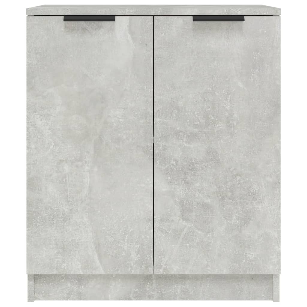 Sideboards 2 Pcs Concrete Grey 60X30X70 Cm Engineered Wood