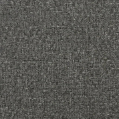 Bed Frame Dark Grey 180X200 Cm Super King Fabric
