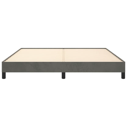 Bed Frame Dark Grey 180X200 Cm Super King Velvet