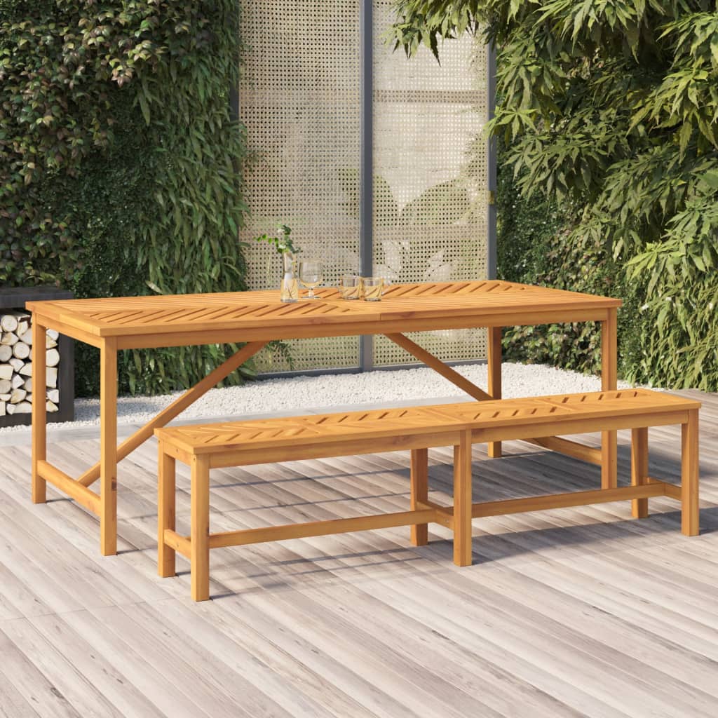 Garden Bench 180 Cm Solid Wood Acacia