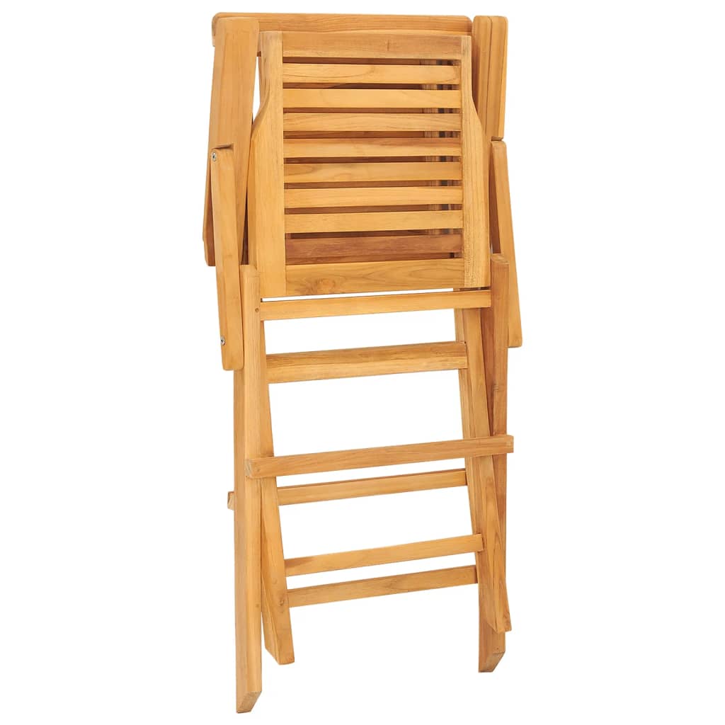 Folding Garden Chairs 2 Pcs 56X63X90 Cm Solid Wood Teak