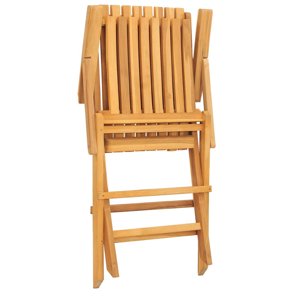 Folding Garden Chairs 2 Pcs 61X67X90 Cm Solid Wood Teak