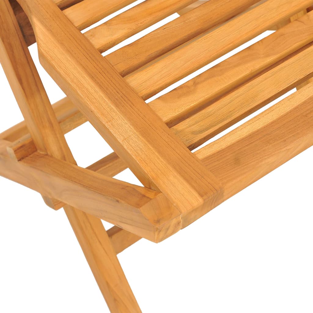 Folding Garden Chairs 4 Pcs 47X63X90 Cm Solid Wood Teak