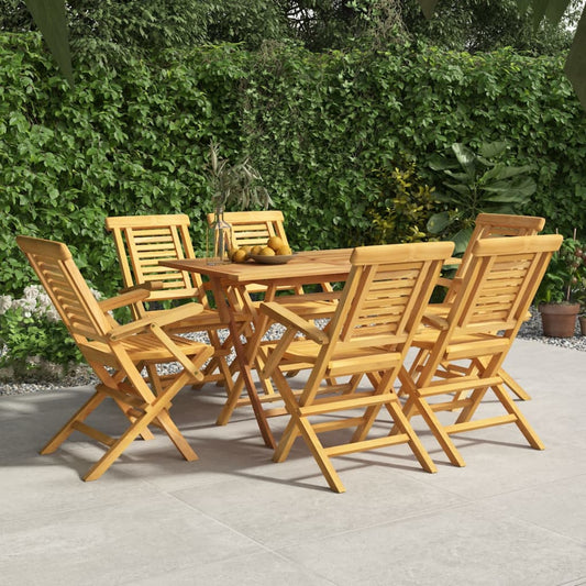 Folding Garden Chairs 6 Pcs 56X63X90 Cm Solid Wood Teak