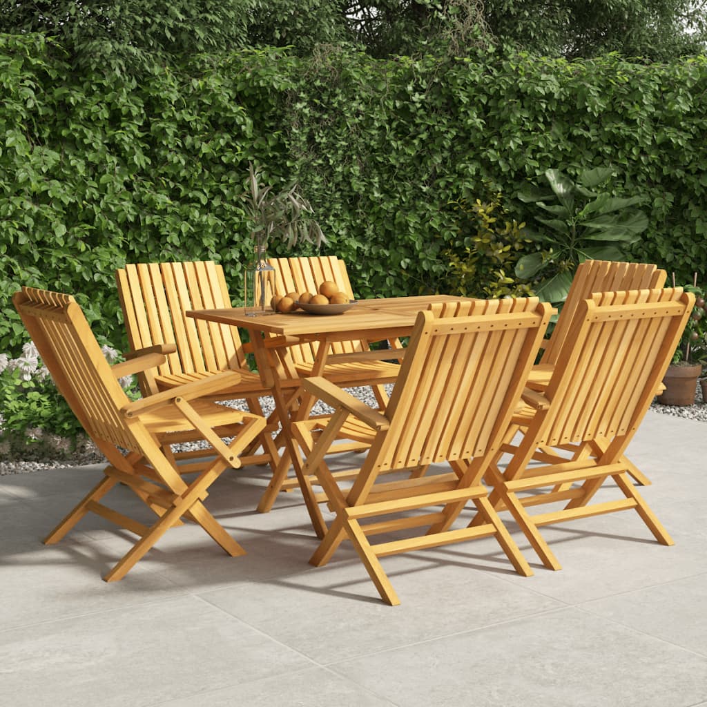 Folding Garden Chairs 6 Pcs 61X67X90 Cm Solid Wood Teak