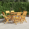 Folding Garden Chairs 6 Pcs 47X61X90 Cm Solid Wood Teak