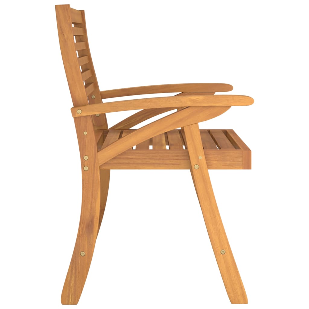 Garden Chairs 2 Pcs 58X58X87 Cm Solid Wood Acacia