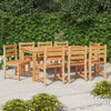 Garden Chairs 8 Pcs Solid Wood Teak